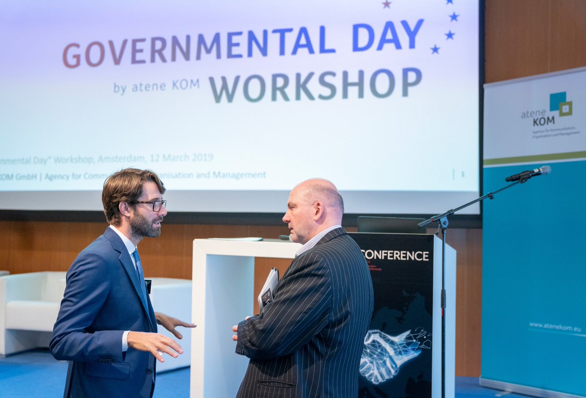 aconiumGmbH's tweet photo. #GovernmentalDay Workshop running: P. Khodabakhsh (#ateneKOM) welcomes the participants with focus on digitalisation in rural areas. Policy update of @EU_Commission by A. Rotileanu (@DG_Connect) with facts on #WiFi4EU. Promising start, more soon. @FTTHCouncilEU #FTTH19 #broadband https://t.co/qEgI1d7XwS