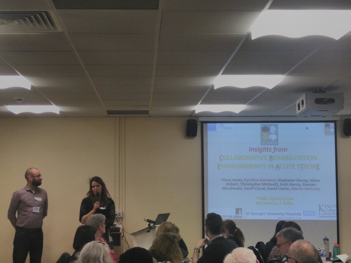 <a href="/KarolinaGombert/">Karolina Gombert</a>
<a href="/RESEARCH_KUSGUL/">CAHSCR Kingston University</a> and Martin Malcolm talking about their work on the <a href="/CREATE_project_/">CREATE Project</a> experience-based co-design project with patients, family members &amp; staff on acute stroke wards
#How2CoPro