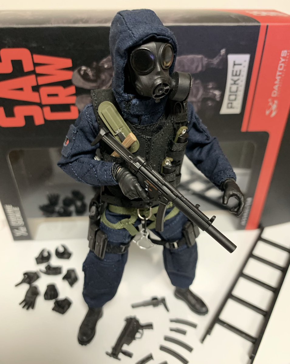 ダムトイズ　1/12ポケットエリートシリーズ　アサルター ダムトイズの1/12 ポケット エリート シリーズ SAS CRW アサルター 6