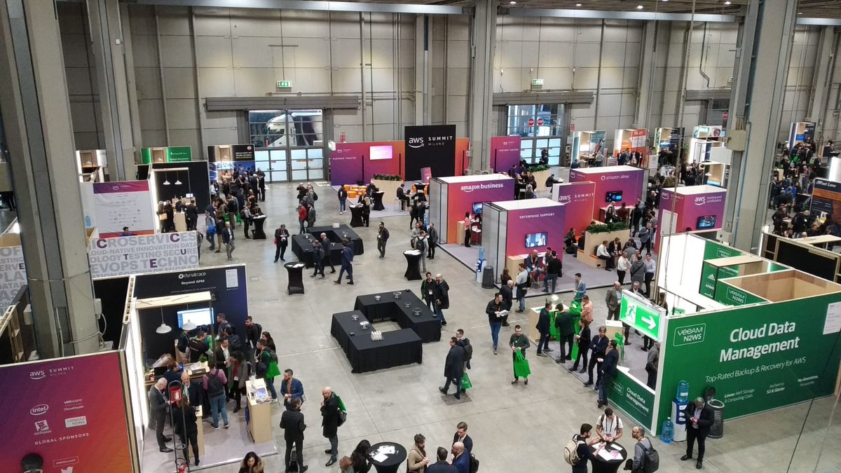 MWD_digital's tweet photo. Siamo a #Milano al Summit Amazon Web Services. Sempre occasione per confrontarci e scoprire cose nuove! 
#AWSSummit #aws19 https://t.co/Z3AqwR4RxC