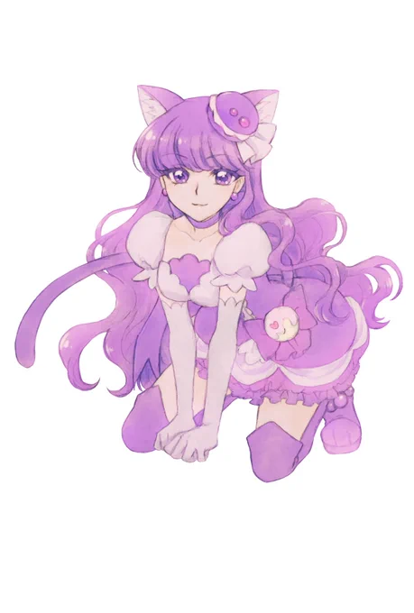 キュアマカロン
 #プリキュア版深夜の真剣お絵描き60分一本勝負 