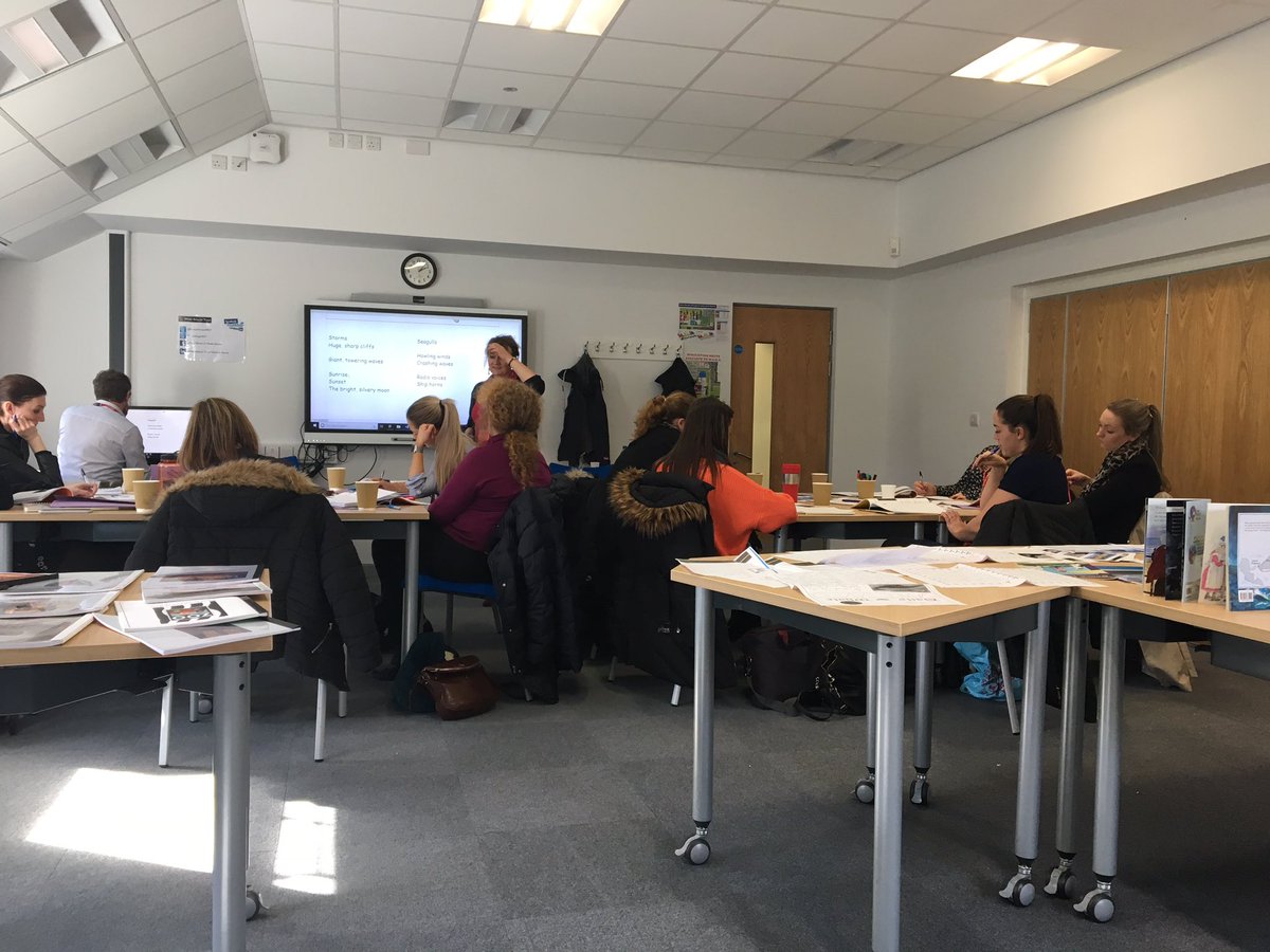 Knowsley1st's tweet image. Knowsley teachers working enthusiastically at today’s high quality writing session #TheLighthouseKeeper’sRescue @WritingHQ @StBrigidsCPS @StAnnesKnowsley @OurLadysPrescot @StMarksHalewood @HFCronton @halewoodcofe