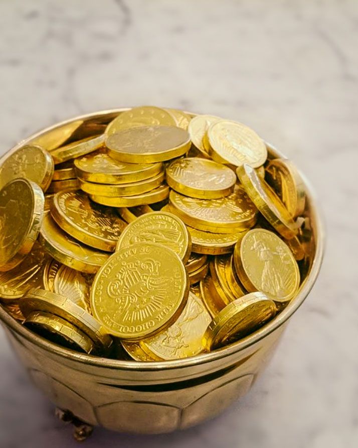 winansdayton's tweet photo. It’s no secret that Winans is the shortcut to the end of the rainbow 🌈🍯! A taste of our creamy chocolate coins will have you feeling luckier than a leprechaun. 🍀🍫 🍀 #stpatricksday #winanschocolate #chocolate https://t.co/2dGkEmf6co