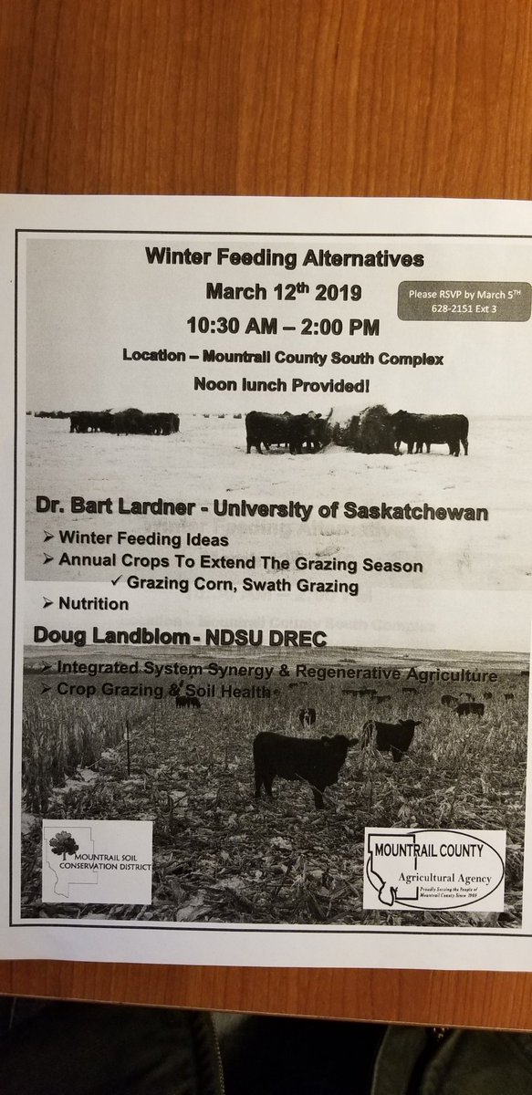 DrBart_Beef's tweet photo. On the road in NW North Dakota this week - presenting Applied Forage Beef Research #WBDC #ForageSystems #SoilHealth @LFCE_usask @Breanna_ACC @court_okeefe @kathy_a_larson @agbiousask https://t.co/I0eaLwXuBo
