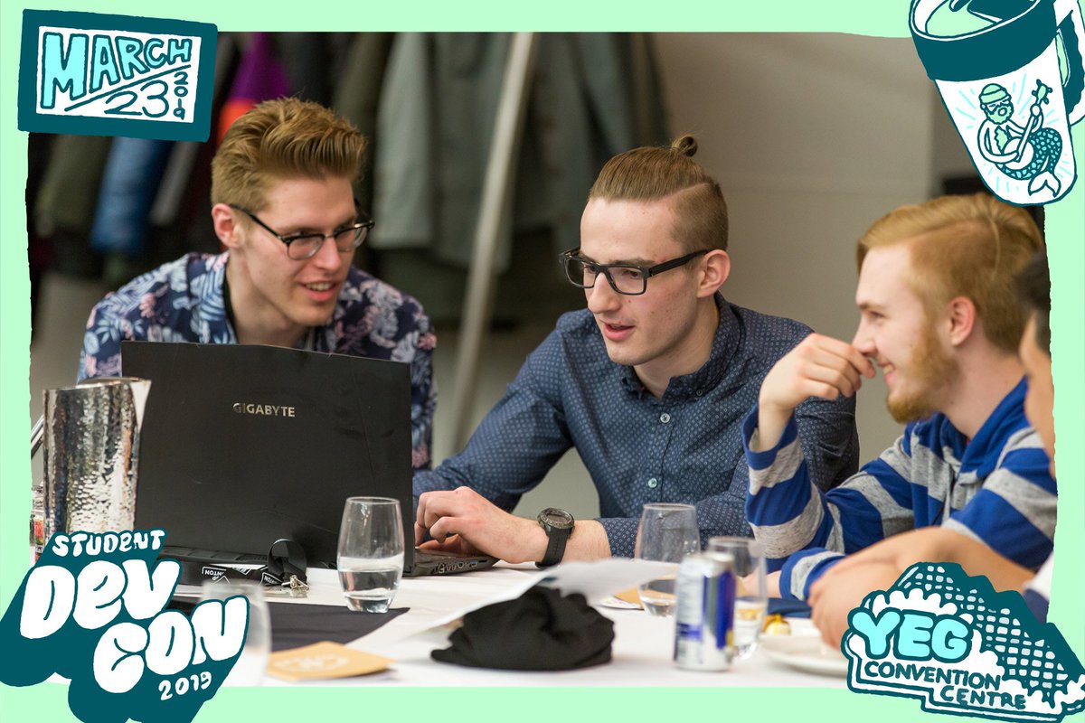 EdmontonUnltd's tweet image. We're excited about Student Developer Conference 2019! Do you know a post-secondary student studying computing science, computer engineering or design? Sen them our way! Student DevCon is all about preparing for life beyond the classroom. #yegtech  hubs.ly/H0gY7M50