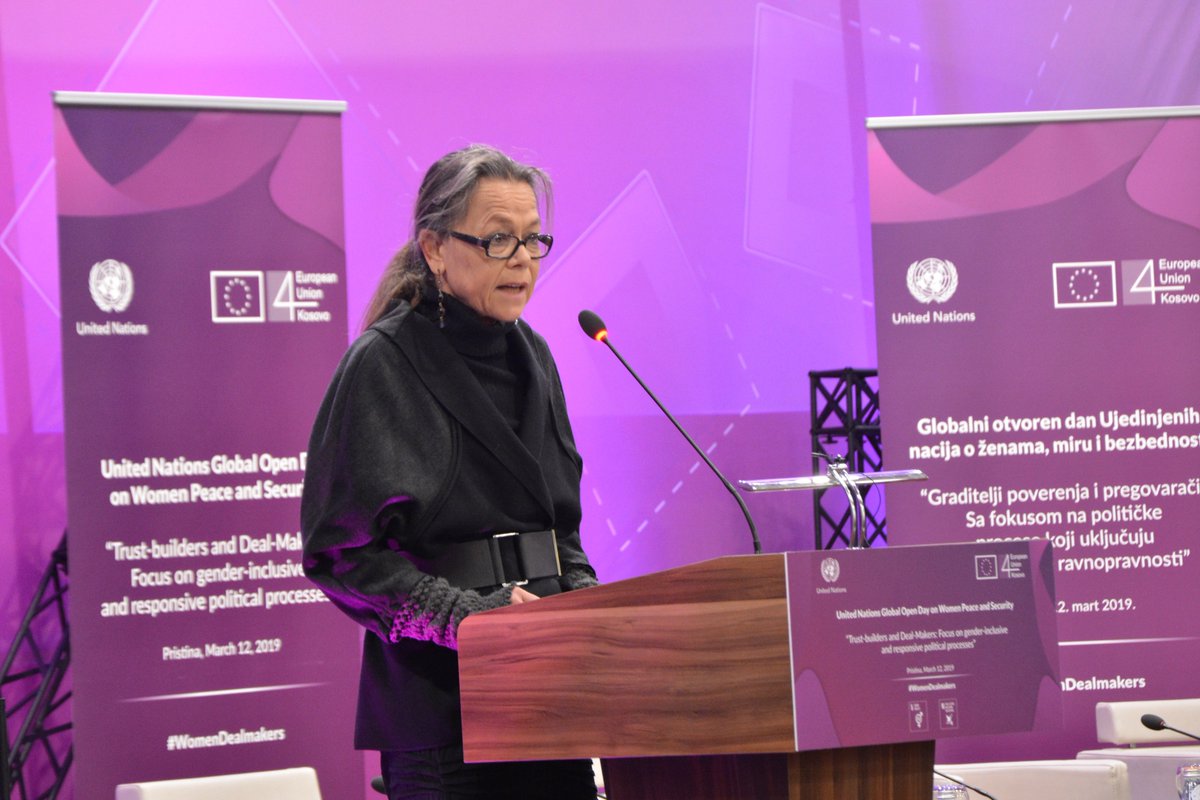 UN_Kosovo's tweet photo. The #UN #GlobalOpenDay Conference, on Women, Peace & Security in #Kosovo, organized by the United Nations & @EUKosovo which focuses on gender-inclusive & responsive political processes #womendealmakers Because we need 2 expedite reaching gender parity sooner than best predictions https://t.co/NF8QOCBgPn