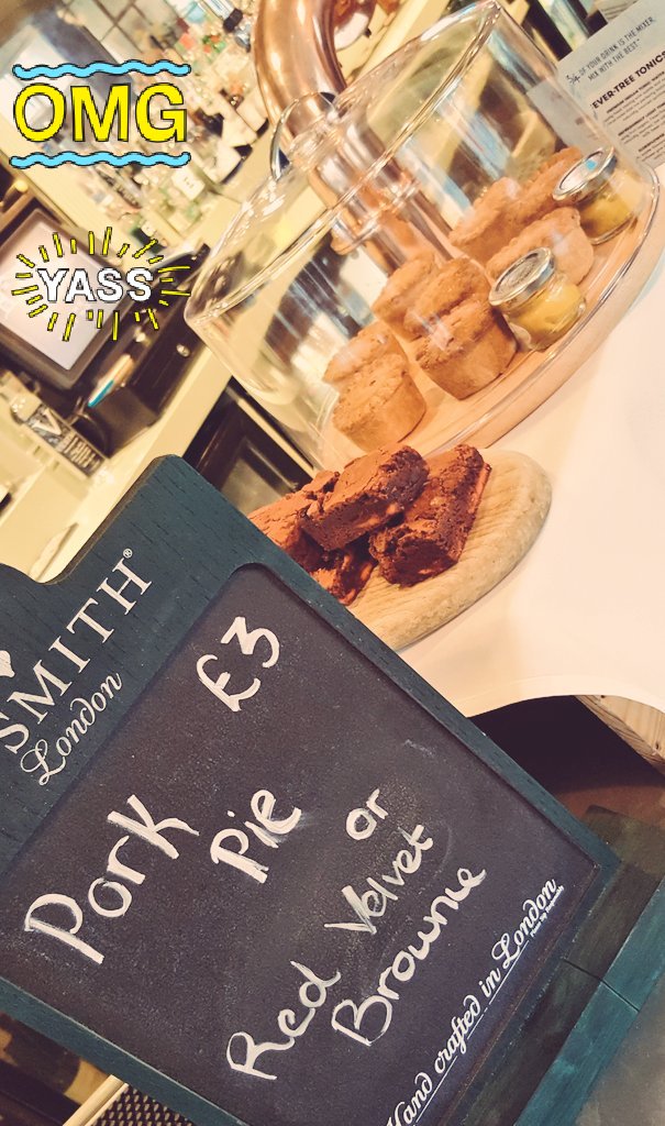 Our bar snacks are back and we aren't telling any Porky pies our brownies are Red Velvet. #Pie #brownies #fulham #snacks