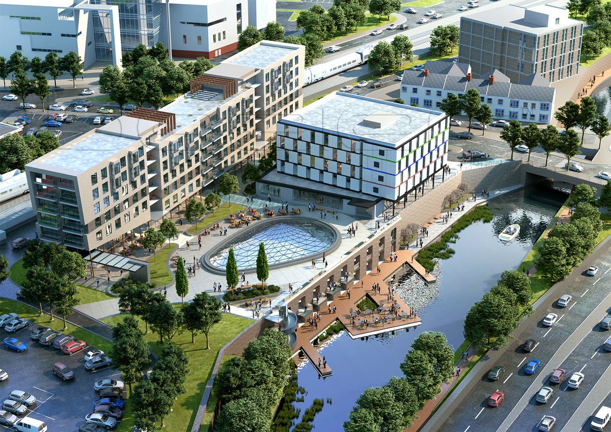 SoTCityCouncil's tweet photo. We're supporting economic growth by providing prime city centre land for development – deputy leader Abi Brown. These major development plans unveiled today set out our long-term commitment as a council to transform Stoke-on-Trent #UnityWalk #SwiftHouse #MIPIM @StokeStaffsLEP https://t.co/DxMoIBXrwx