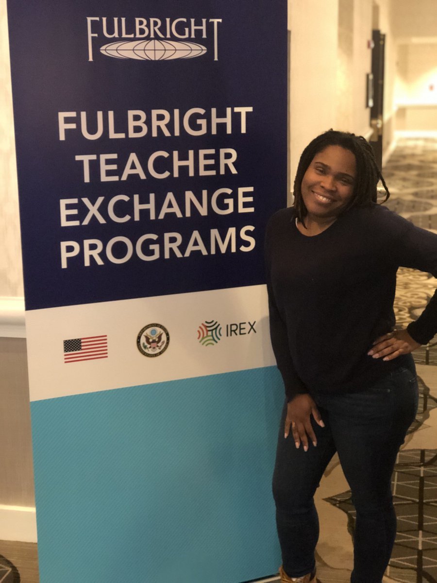 icscharter's tweet photo. Congrats to ICS 8th grade teacher @KamsonOlukemi who was selected as a 2018-19 grant recipient through the Fulbright Teacher Exchange Programs! Kemi is headed to Peru this June for 3 weeks, where she will use a global education model to teach students. #globaled @FulbrightTeach https://t.co/hH4GbG5XH0