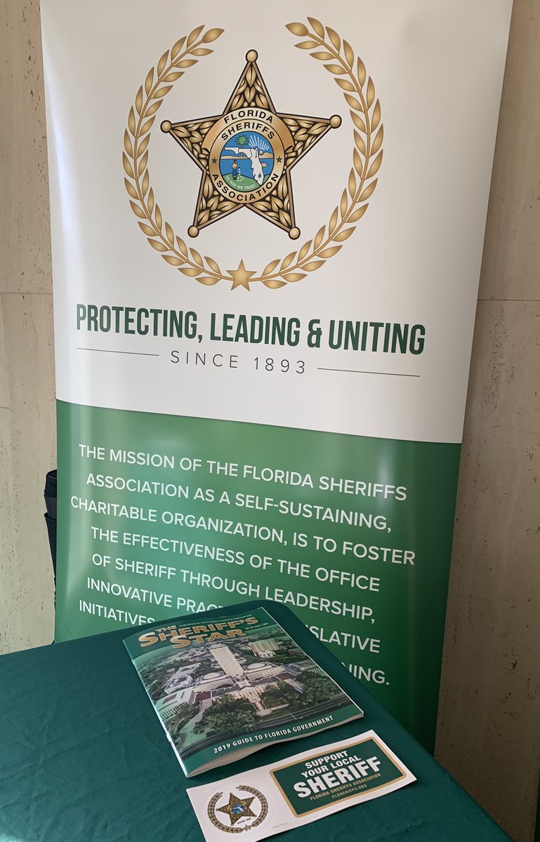 PSMFlorida's tweet photo. @FLSheriffs at the Capitol for Sheriffs day. Head to the 3rd floor rotunda to get more info! #FloridaSheriffs #FlaPol #Sayfie https://t.co/DHUdHA7auA