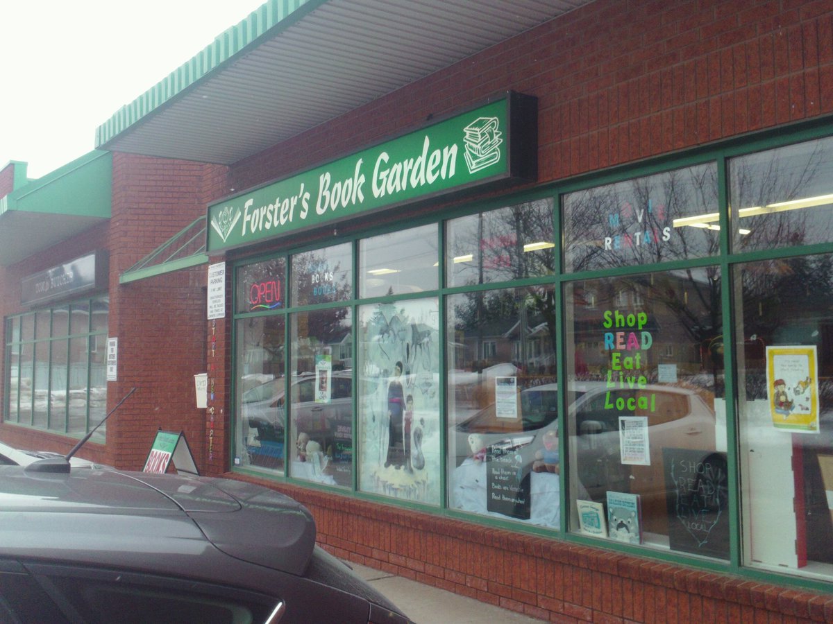 dg_betty's tweet photo. First sign up! @ForstersBooks is hanging up this @ecoCaledon @DDheadwaters poster.  #idlefreeCaledon @YourCaledon https://t.co/EALpuwdTZM