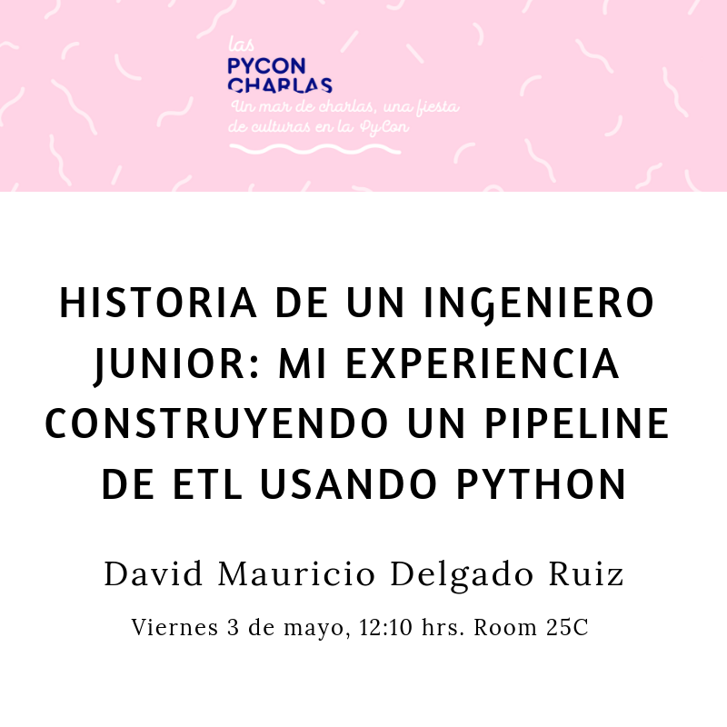 En la #PyConCharla de #DavidMauricioDelgado conoceremos sobre su experiencia desarrollando un pipeline de ETL. ¡No te la pierdas! 🐍
https://us.pycon.org/2019/schedule/presentation/345/ …