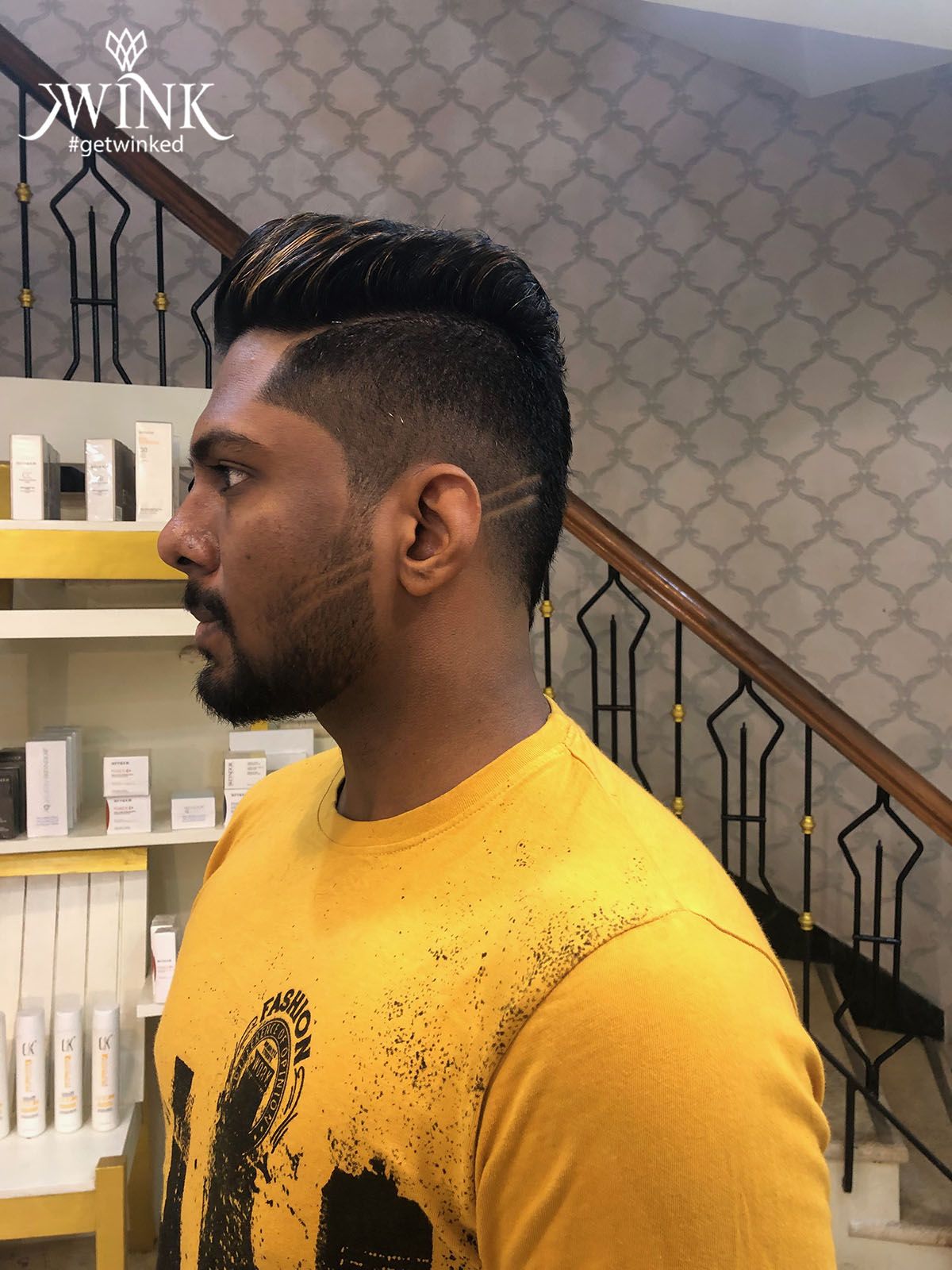 WINK SALON  HAIRSTYLE  MAKEUP  CHENNAI on Instagram Do not miss the  slit razor through the hair running to the eyebrow The eyebrow slit is  trending and why not How