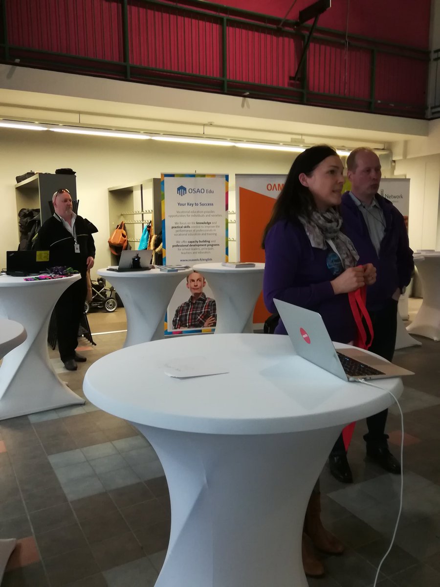 EijaRuohomki's tweet photo. #EDUbears event to start soon at Tietomaa. @PinoNetwork on the go! https://t.co/f69LZsj4Kr