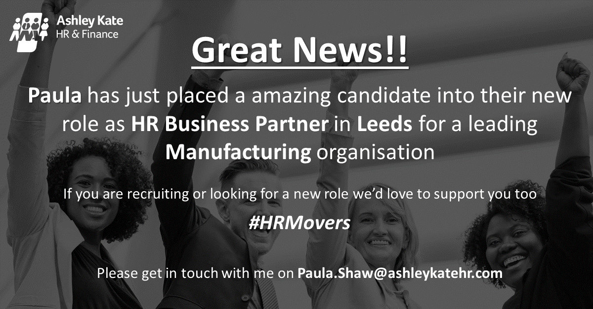 AshleyKateUK's tweet photo. Absolutely fantastic news for @PaulaShawHR and her candidate! Paula's candidate smashed their interview, was offered and has accepted! πΎ
Well done to you and we wish you all the bestπ₯³π
If you are looking for a new role get in touch on solutions@ashleykatehr.com π©
#HRMovers https://t.co/d8cbBftz5i