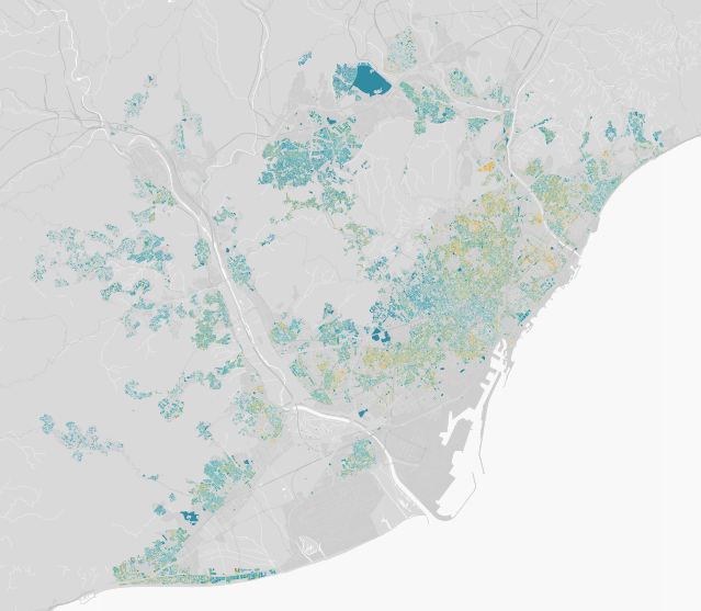 urbanzeb's tweet photo. Aquesta setmana tornem amb dades per habitatge! Al nou mapa singular d'https://t.co/W20i9s3Gvp podreu veure la superfície mitjana per habitatge dels edificis de tota l'àrea metropolitana, apart de tots els indicadors anteriors. Doneu-hi un cop d'ull! https://t.co/e2Vxc0Y9MA