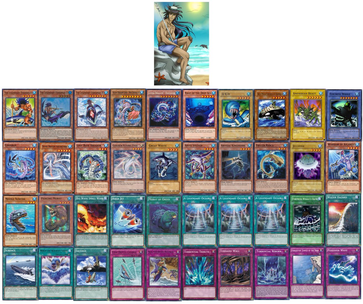 Mako Tsunami - Battle City Deck #YuGiOh #anime #MakoTsunami #tcg #cardgames