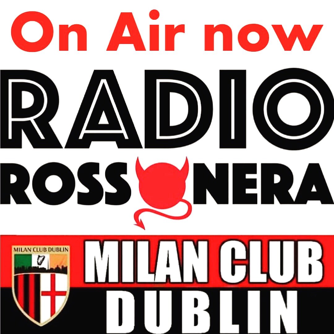 MilanClubDublin's tweet photo. We are live on @radiorossonera at 6pm Irish Time to talk about Milan Club Dublin, our birthday party and the derby. Stay tuned 🔴⚫️
#milanclubdublin #radiorossonera #birthdayparty #derby #milaninter #championsleague #interistadiventipazzo #iononhocugini #milanosiamonoi #milanismo https://t.co/vicGSBrJTr