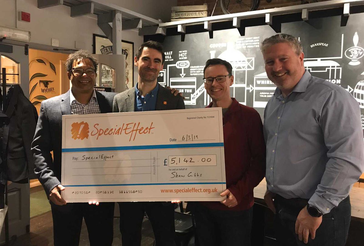 SpecialEffect (@specialeffect) on Twitter photo We're so lucky to have the support of some amazing local businesses here in #Oxfordshire, such as the brilliant team <a href="/shawgibbs/">@shawgibbs</a>! Last week they presented us with a cheque for £5,142 raised during their charity of the year partnership with <a href="/SpecialEffect/">SpecialEffect</a> in 2018! Thank you guys 💙 We're so lucky to have the support of some amazing local businesses here in #Oxfordshire, such as the brilliant team <a href="/shawgibbs/">@shawgibbs</a>! Last week they presented us with a cheque for £5,142 raised during their charity of the year partnership with <a href="/SpecialEffect/">SpecialEffect</a> in 2018! Thank you guys 💙
