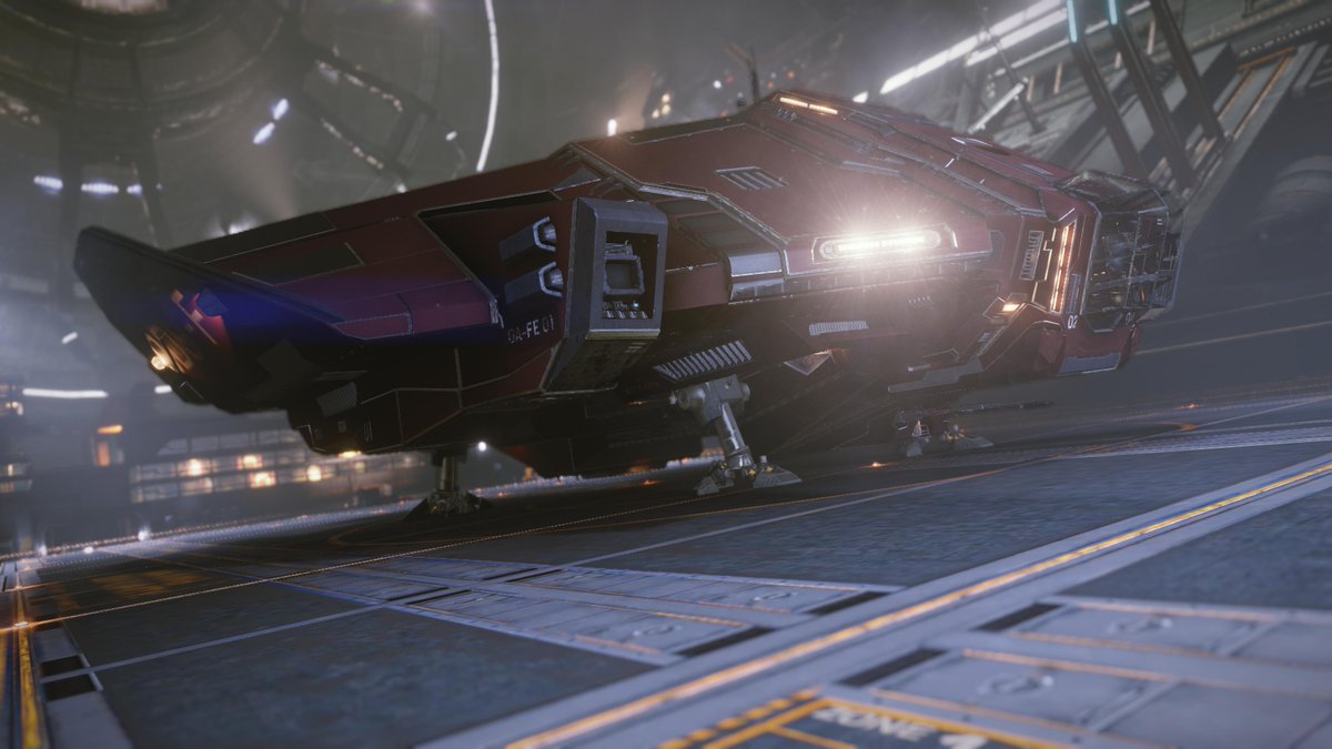 Northlander74's tweet photo. Federation 'Red' ;) #Trader #AsterHyperion #Type9Heavy #EliteDangerous #PS4share https://t.co/aDStBijDLz