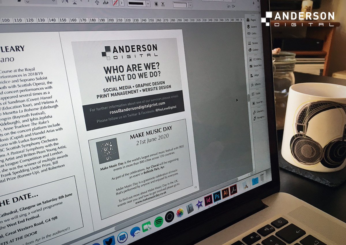 We're working on the March programme for <a href="/AyrChoralUnion/">Ayr Choral Union</a> just now... almost Complete! A wee advert in there for us too ! #MOZARTANDBACH | #SocialMedia #GraphicDesign #Print