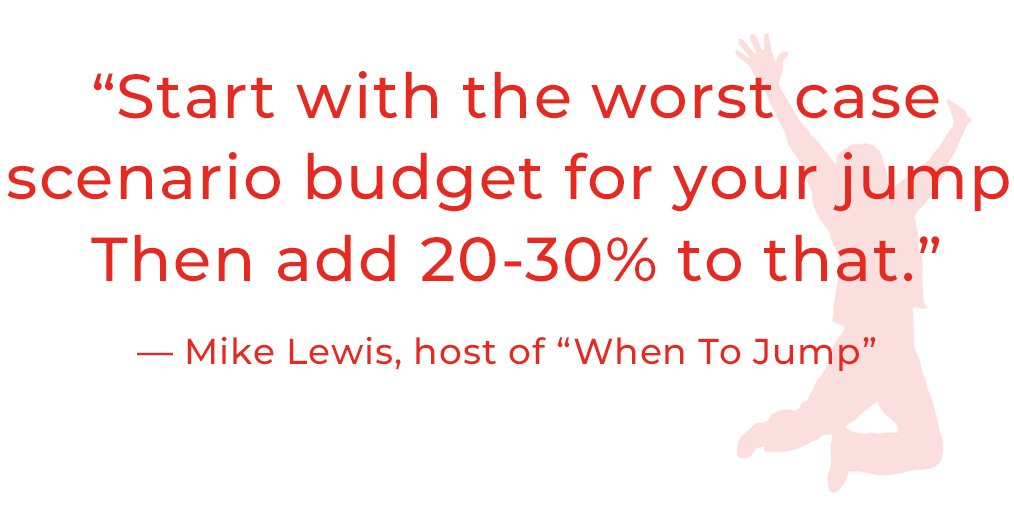 mac_podcasts's tweet photo. .@LauraAdams, #finance expert and host of the Money Girl #podcast, interviews #WhenToJump host Mike Lewis about trends for career jumpers, budgets, and the role luck plays in taking the leap. Hear their conversation at https://t.co/av7uzX6VFO https://t.co/BFW2ClhnOv