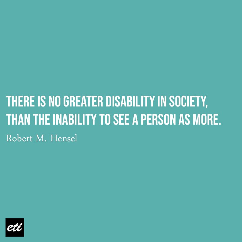 ETIvision's tweet image. Words we should live by #valueeveryone #quotesoftheday #Disability