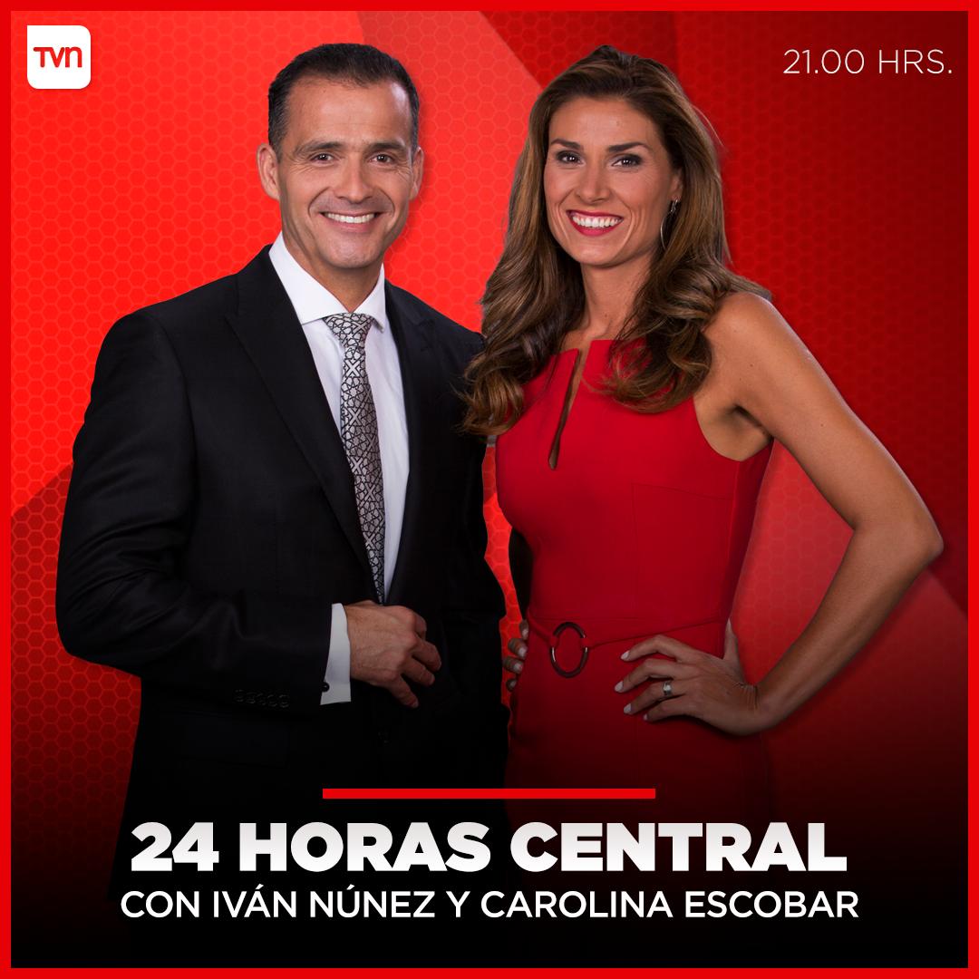 La nueva dupla estelar de #24horasCentral Iván Núñez y Carolina Escobar debutaron ayer en TVN. Todas las noches desde las 21hrs. estos periodistas presentarás las noticias más importantes de la jornada #SoloPorTVN y TVN.cl 📲