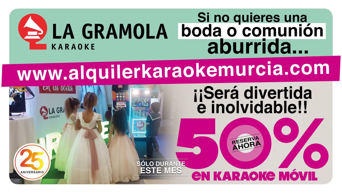 ¿Con tantos preparativos para la Comunión de tu hijo vas a dejar que lo más divertido ese día sea la conversación de tu cuñado?

¡Haz de ese día un momento inolvidable y divertido con nuestro servicio de Karaoke Móvil! 

Más en:
alquilerkaraokemurcia.com