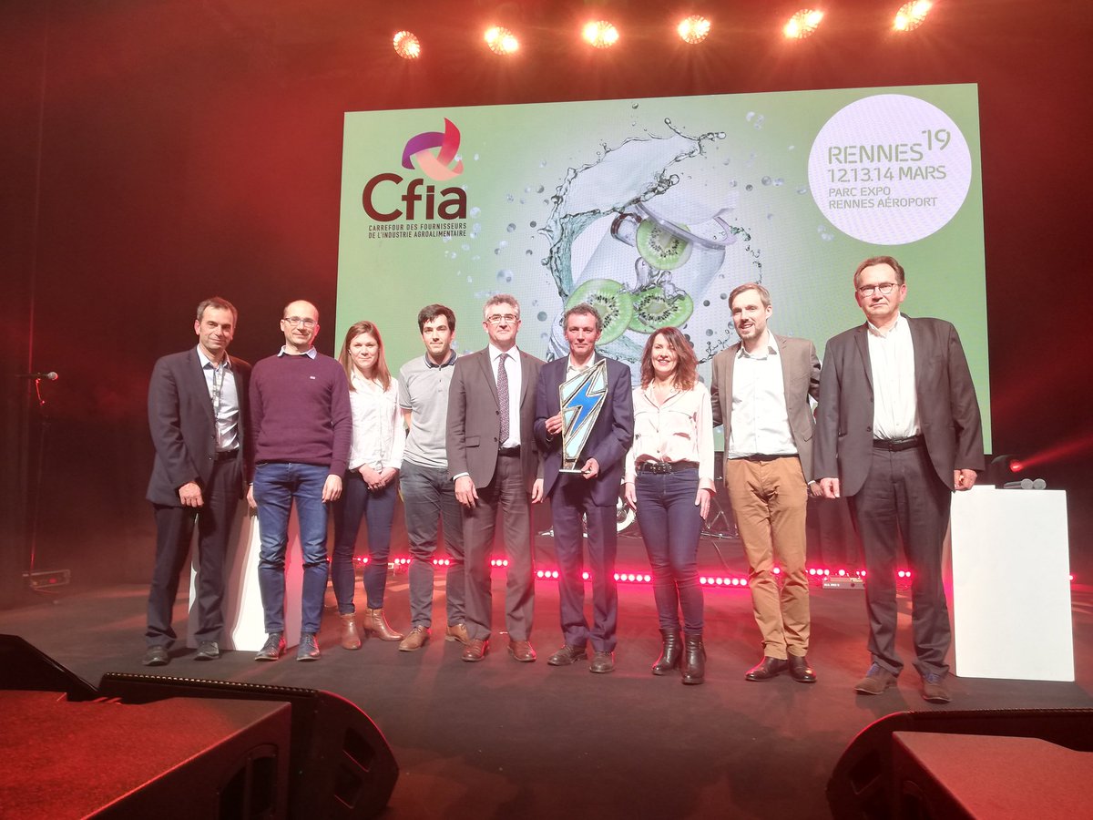 Félicitations à Cooperl Arc Atlantic, lauréat du Prix Energiaa organisé par <a href="/Processalim/">Process Alimentaire</a> remis sur le <a href="/CFIAexpo/">CFIA Expo</a>. Bravo à toute l'équipe de la @Cooperl pour son travail sur l'énergie fatale, la méthanisation, les économies d'énergie.