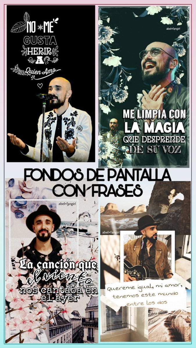 abelxfangirl's tweet photo. • Fondos de pantalla, con frases; icons, headers, edits y diseños para remeras. Estos son algunos de mis trabajos, ojalá les guste 🌸 https://t.co/OIVeISFybI