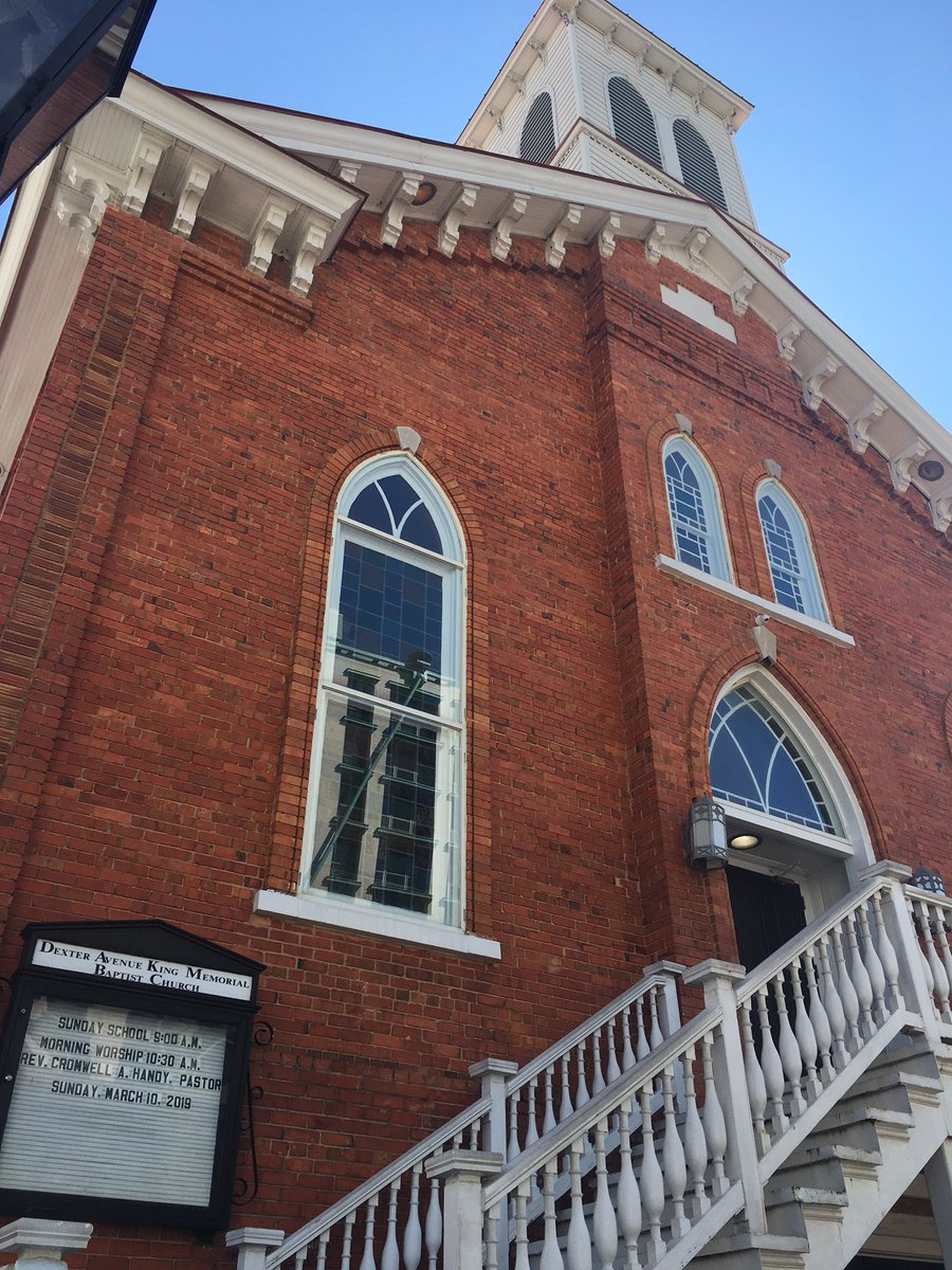 oucivilride's tweet photo. (The real) fourth stop: Dexter Avenue King Memorial Baptist Church. @scrippsjschool @OHIOGoGlobal @scrippsjschool @profstewartrk @Scripps_DC #OUCivilRide #ThisCouldBeYourSpringBreak #ScrippsSpringBreak #freedom #makeitDIVERSE https://t.co/F90Go83HtX