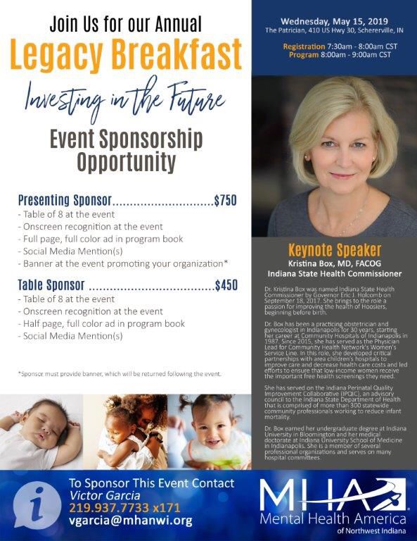 VGarciaNWI's tweet photo. Join MHANWI as we host Dr. Box as our Keynote Speaker on 5/15 at the Patrician! https://t.co/c35o1geQSR