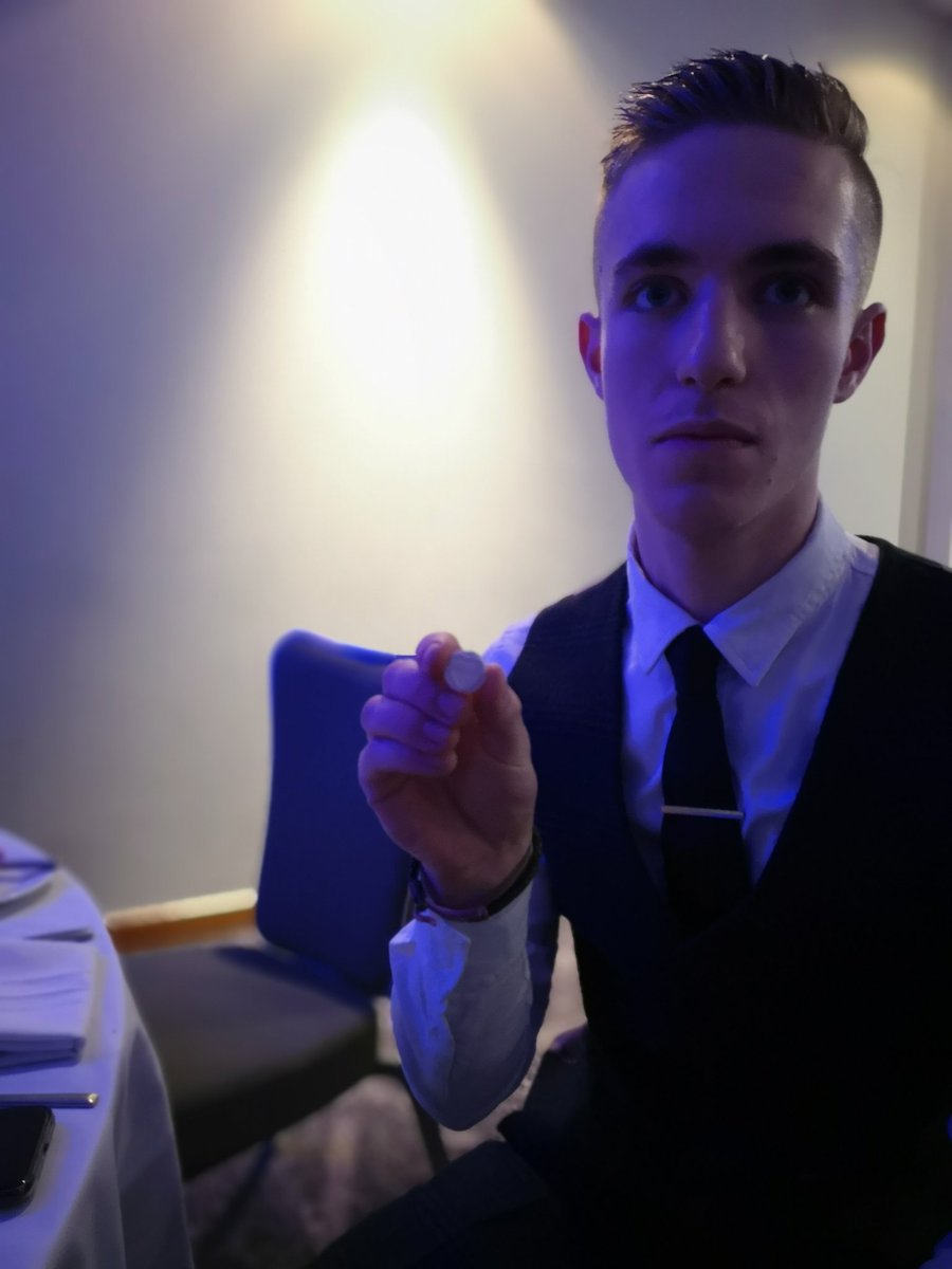 'Open the packet of love hearts on your table and give the first one to the person on your right..' it says "Hello" #lincstourismawards #lonelyheartsclub #tothelefttotheleft <a href="/doubletree/">DoubleTree by Hilton</a>