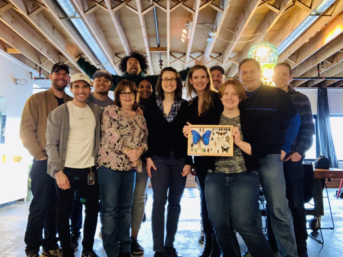TheBugChicks's tweet photo. Thanks @Nike ! We loved coming to speak today for your Innovations team. Everyone held bugs and we had a fabulous time! #FearToFascination https://t.co/TlXGVyaKo1