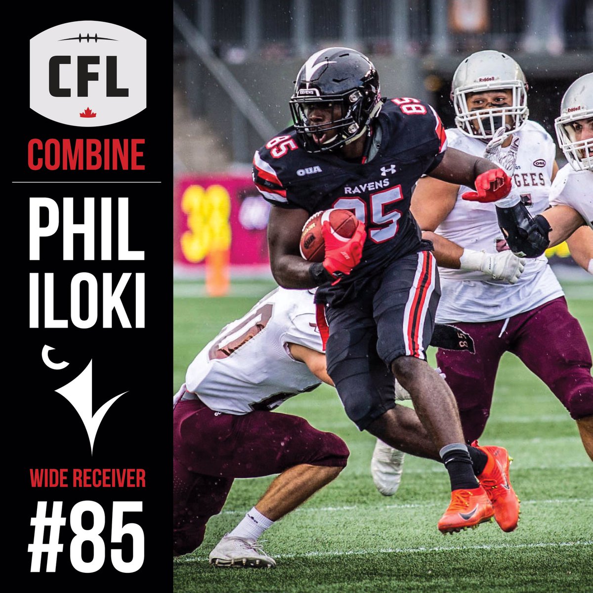 Best of luck to Carleton’s own Phil Iloki at the Eastern Regional <a href="/CFL/">CFL</a> Combine tomorrow 🇨🇦🏈 

He’s on the CFL’s top 5 players to watch: cfl.ca/2019/03/12/5-p…