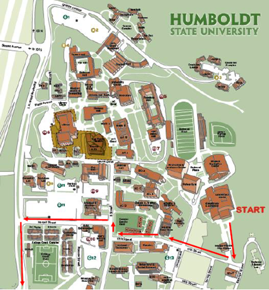 Humboldt State University Campus Map Oconto County Plat Map