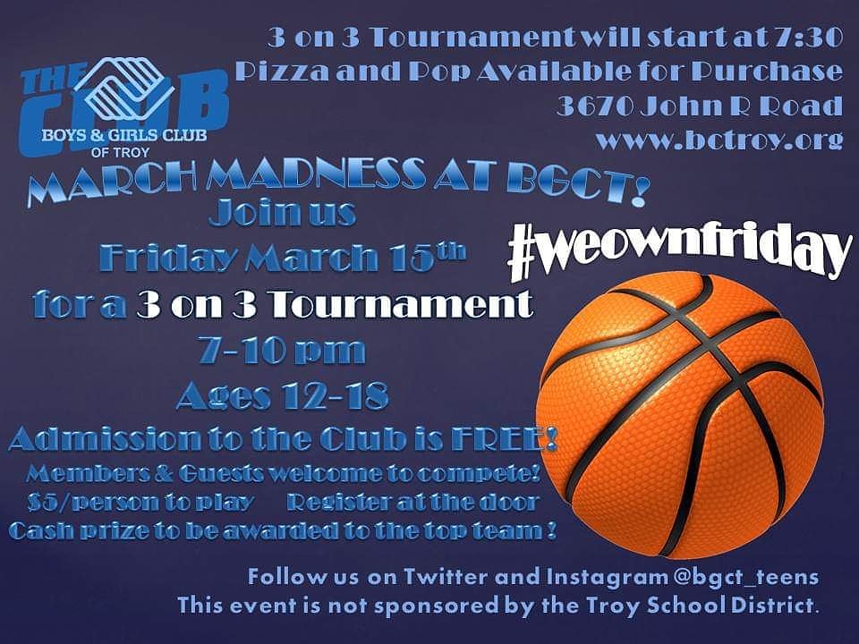 bgct_teens's tweet photo. Teen Night is this FRIDAY! #bgctroy #greatfutures #teensrule #weownfriday https://t.co/3zdzkZGG8I