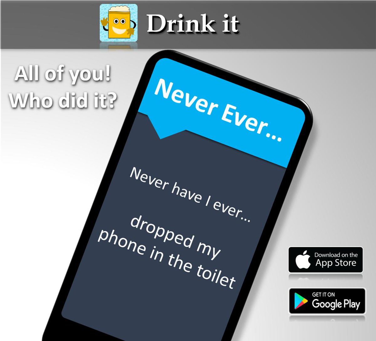 ItDrinking's tweet photo. Get the app &amp; have a fun night 🍻🍻 

#drinkinggame #appstore #playstore #trinkspiele #partyspiele https://t.co/jWYpPFcKhs