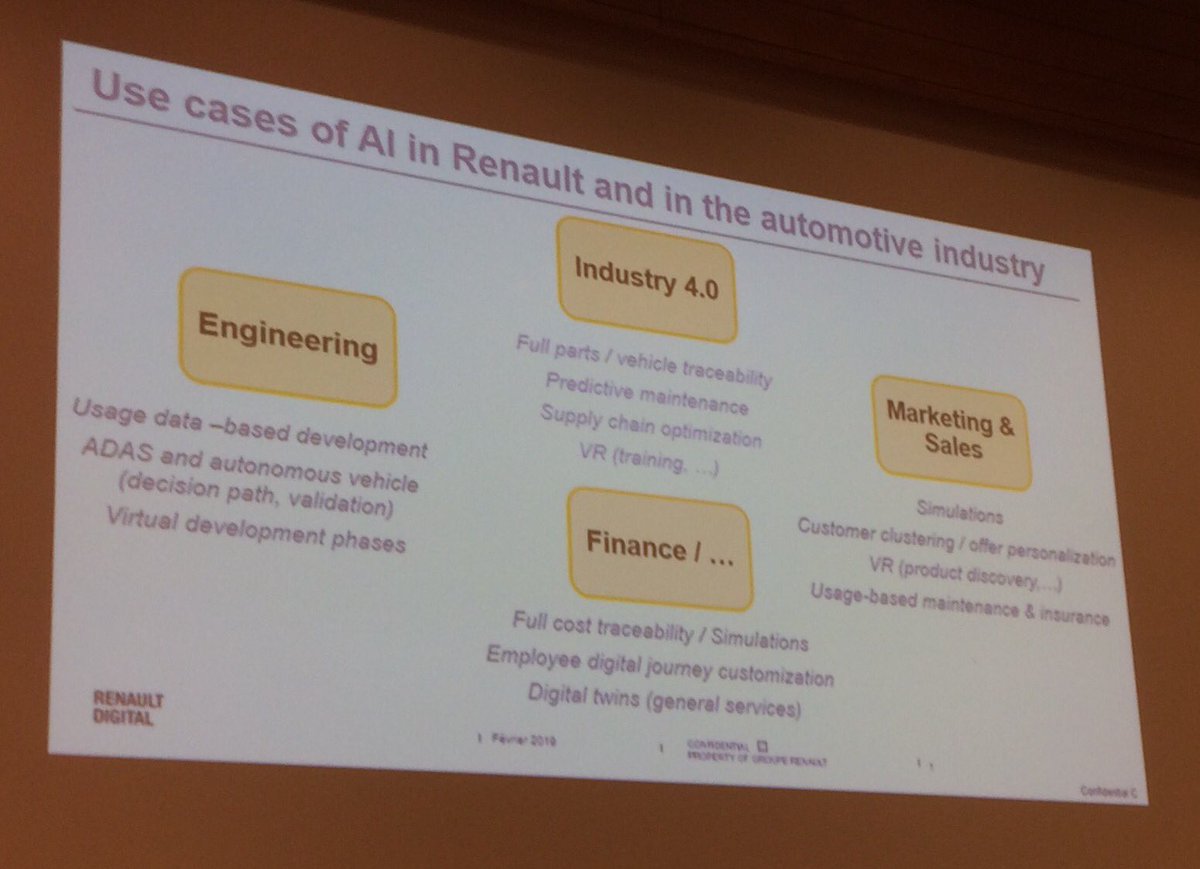 HECParisSnO's tweet image. &quot;At @Groupe_Renault #AI does not exist- it is only about augmented intelligence&quot; Serge Yoccoz @RenaultDigital_ impact on workforce #HECfutureOfWork