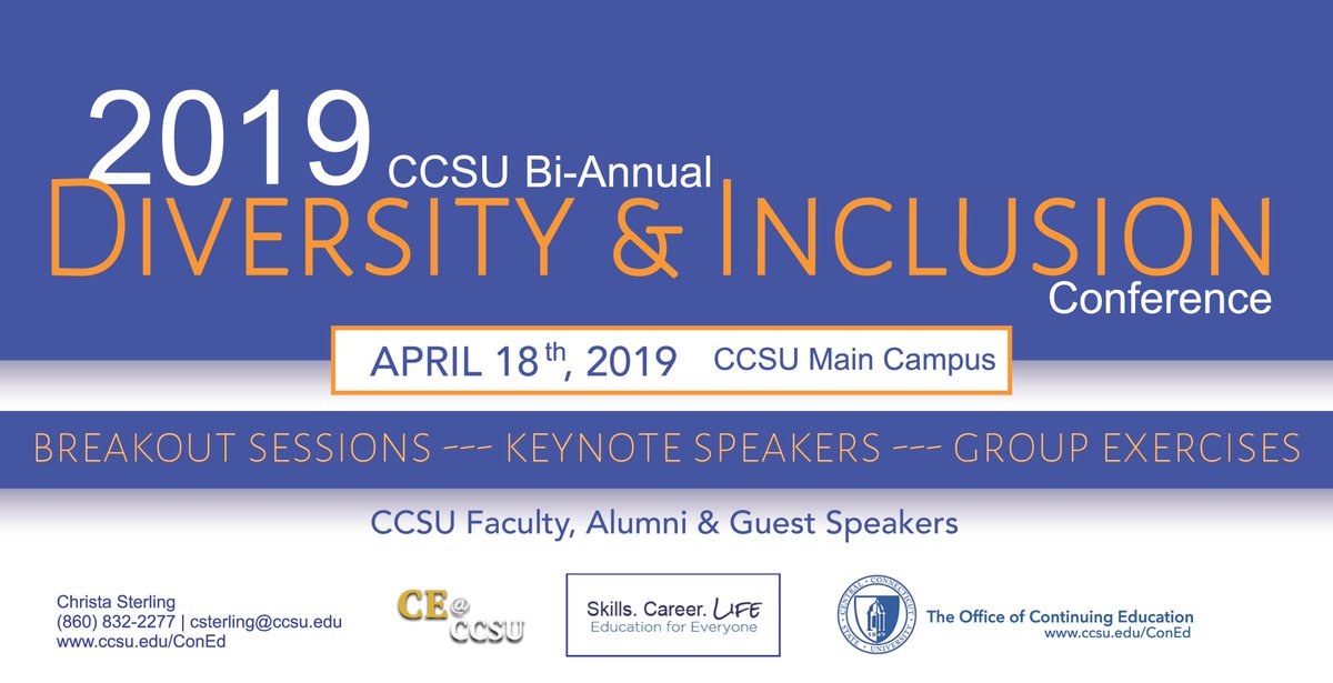 Diversity &amp; Inclusion Conference – New Date 4/18/19
