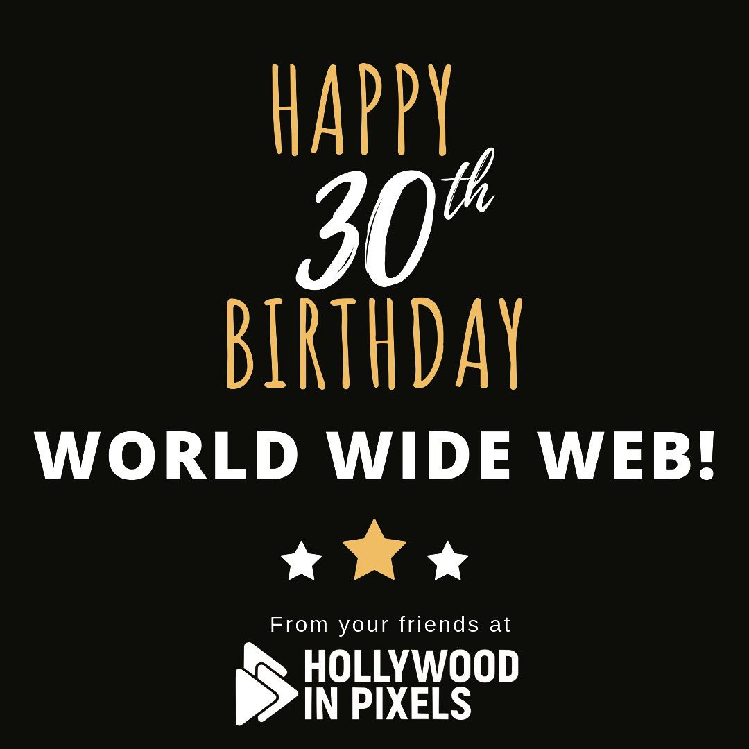 Happy 30th, WWW. 🎂 #web30 #ForTheWeb