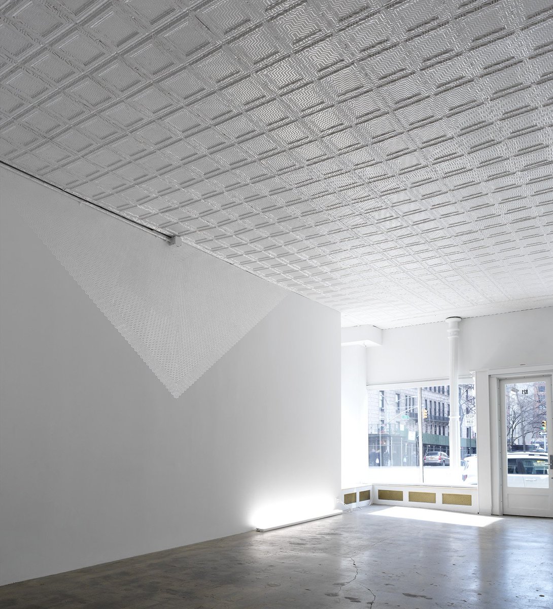 Gagosian's tweet photo. #RichardWright: Stop by Gagosian, Park &amp; 75, in New York this week to see Richard Wright's first solo exhibition in New York since 2005. Wright created a site-specific, temporary work responding to the 1920s storefront and interior: https://t.co/EfaInpWQQ5 https://t.co/KC8ywCxmbW