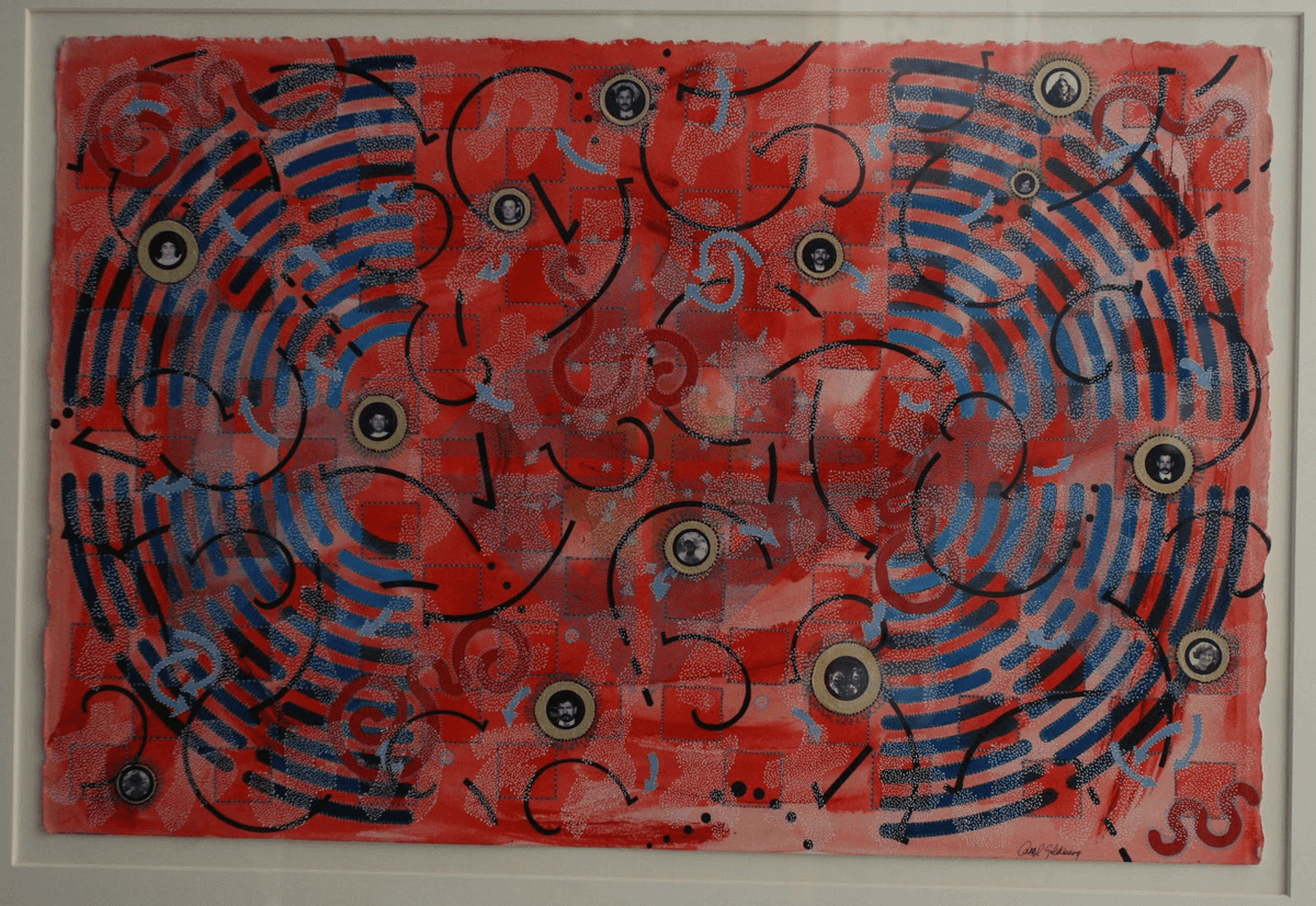BradyGallery's tweet photo. PhotoDoto, mixed media on paper, 1995
“My work has never been a kind of response to the culture or to politics or identity, its been much more out of a kind of an inner passion for life and where do you put it.”
#CarolBrownGoldberg #GWUCollection #5WomenArtists @WomenInTheArts https://t.co/CFIAx4JdVf