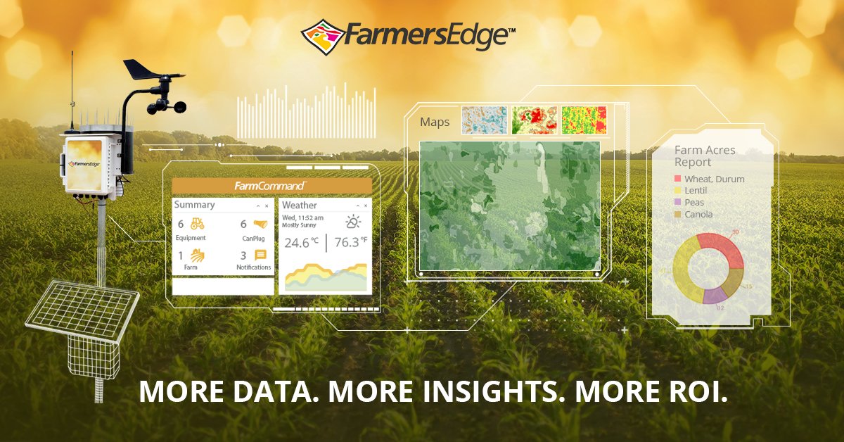 CorvianLabs's tweet photo. Are you getting enough ROI from your current farm management provider? Switch to Farmers Edge to get more value from every acre with our Integrated Data &amp; Precision Agronomy Solution. Claim this limited time offer today for only $2/acre: https://t.co/x6P9iS6KGk https://t.co/FYB4vjn5lc