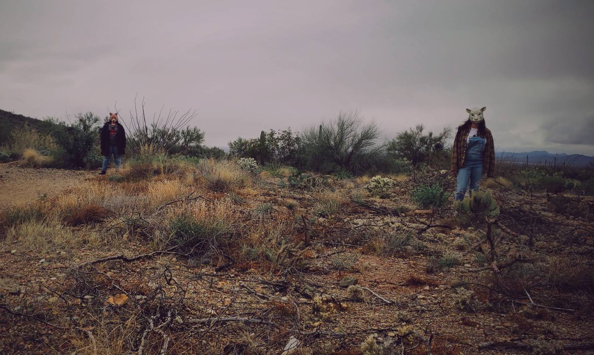 FindURPack's tweet photo. What better place for an #apocalypse than the desert! #findurpack 
.
.
.
.
#filmmakerslife #tvseries #Arizona #findyourpack #peoplescreative #videoproduction #photoshoot https://t.co/zTITXyhjnv