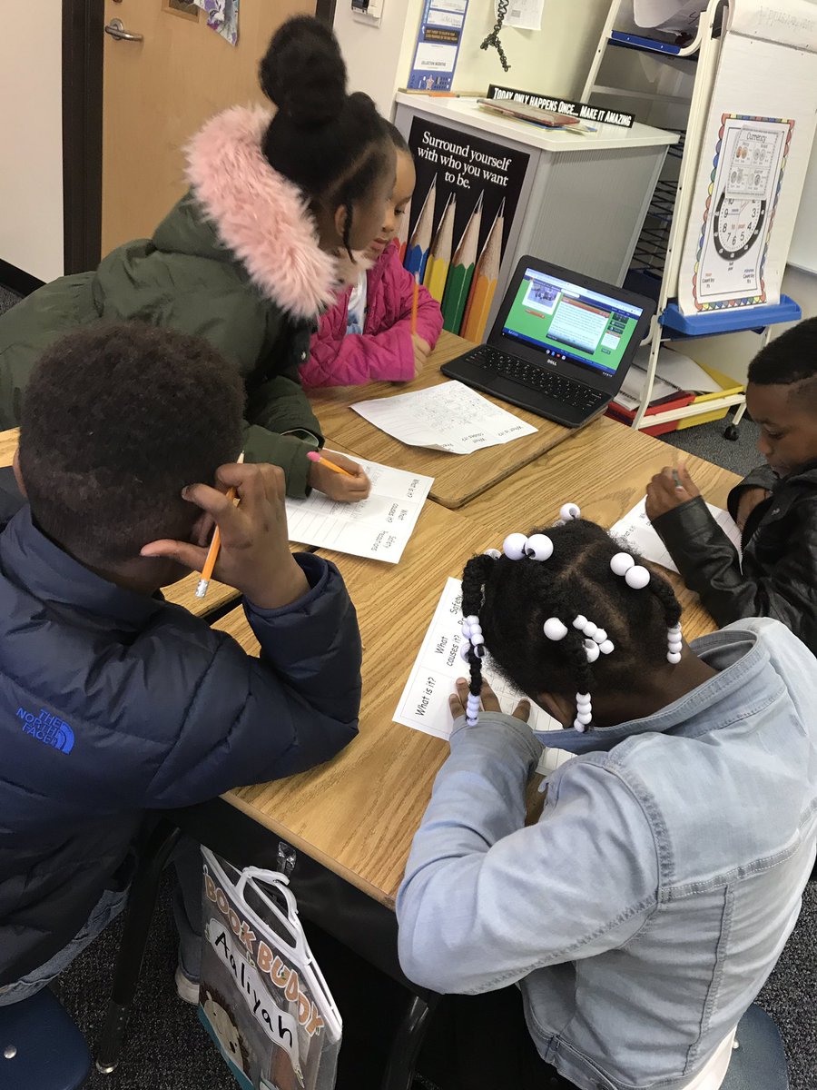 I am enjoying my time working with. <a href="/carley_towe/">Carley Towe</a>’s 2nd graders as they use a hyperdoc to take them to research pages on super storms! #r2littles <a href="/NSECrickets/">NSE Crickets</a>