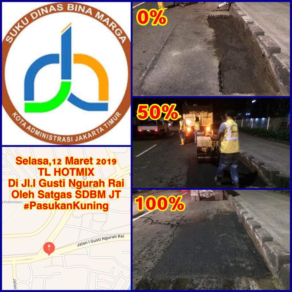binamargajaktim's tweet photo. Perbaikan jalan oleh Tim Malam Satgas Sudin Bina Marga Jakarta Timur #pasukankuning #timmalam @BinaMargaDKI @DKIJakarta @SubanppekoJT @kominfotik_jt @JSCLounge @qluesmartcity @RadioElshinta @SonoraFM92 @infoll @polresjaktim @DishubDKI_JKT @BeritaJakarta https://t.co/GRK8WDgISb