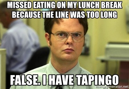 DiningUCM's tweet photo. Don't waste time standing in line! Use Tapingo and you can also check your dining dollar balance on the app too! #WaitLessLiveMore #Tapingo https://t.co/Umq6fax2B7