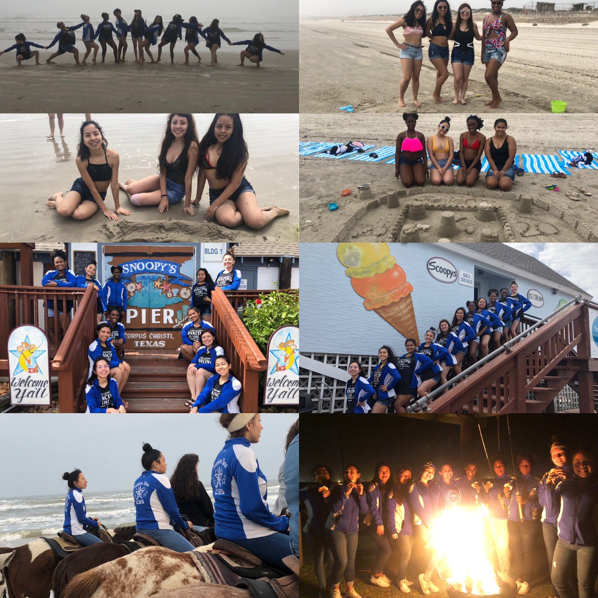 SapphireStars16's tweet photo. Day 2 of our Corpus Trip! #beachfun #horsebackriding #icecream #bonefires https://t.co/3p86vKpfAN